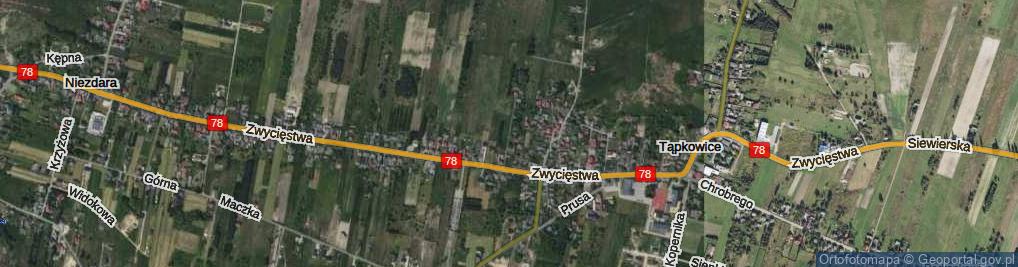 Zdjęcie satelitarne Wesoła ul.