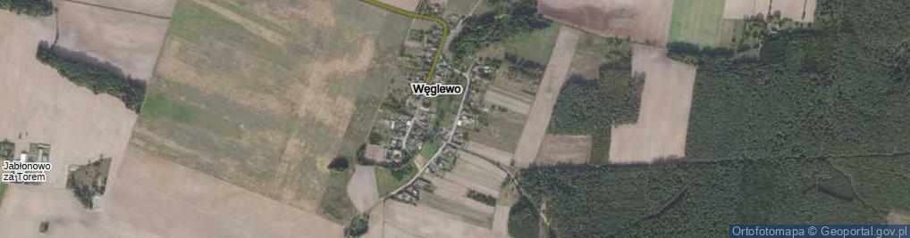Zdjęcie satelitarne Węglewo ul.