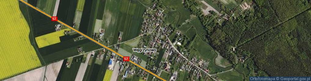 Zdjęcie satelitarne Węgrzynowo ul.