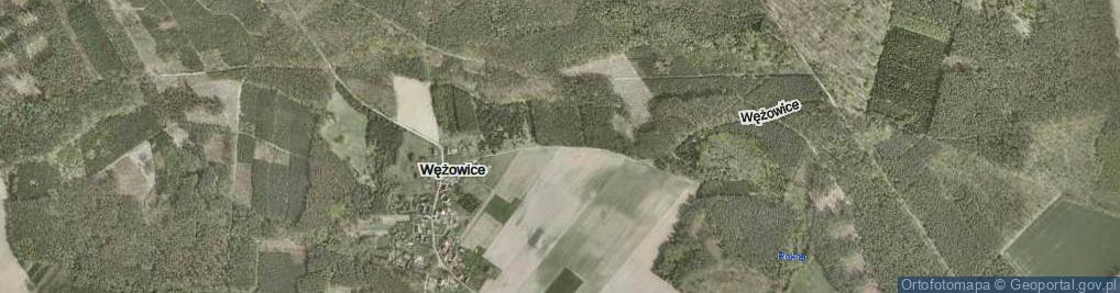 Zdjęcie satelitarne Wężowice ul.