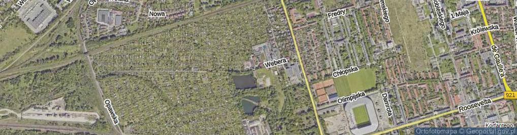 Zdjęcie satelitarne Webera Stanisława ul.