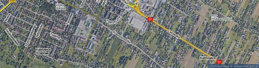 Zdjęcie satelitarne Węgierska ul.