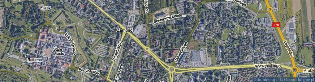 Zdjęcie satelitarne Wesoła ul.