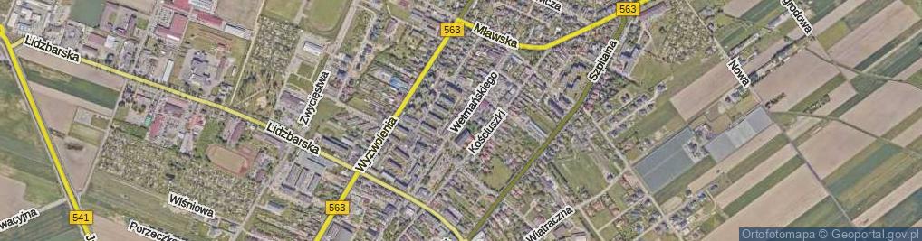 Zdjęcie satelitarne Wetmańskiego Leona, bp. ul.