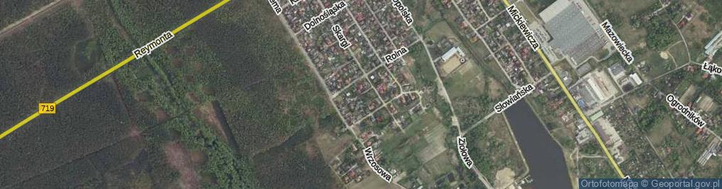 Zdjęcie satelitarne Wesoły Zaułek ul.