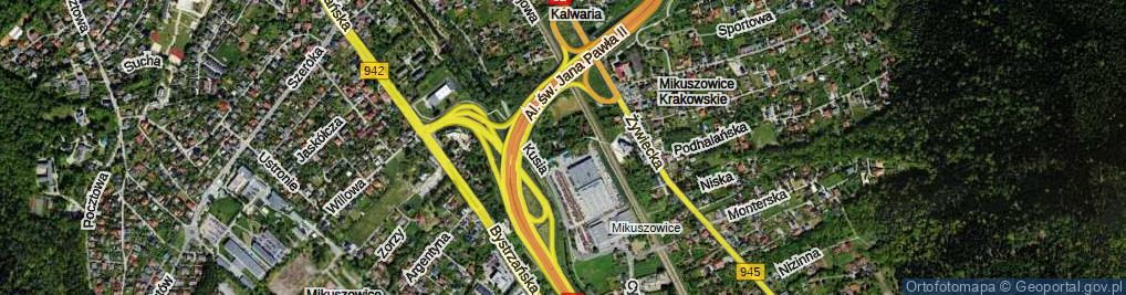 Zdjęcie satelitarne Wiklinowa ul.