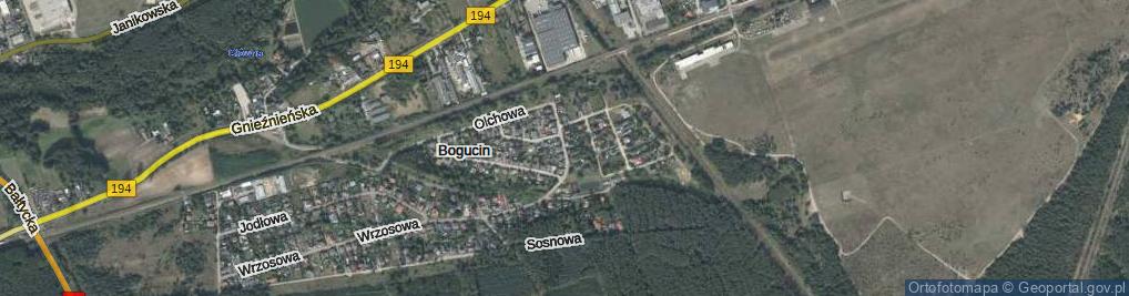 Zdjęcie satelitarne Wiśniowa ul.