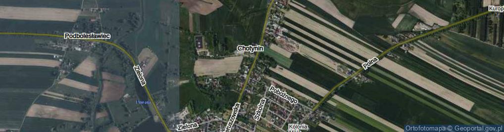 Zdjęcie satelitarne Wieruszowska ul.