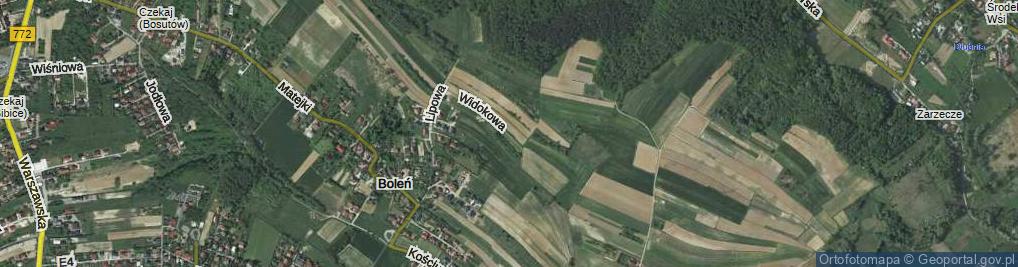 Zdjęcie satelitarne Widokowa ul.