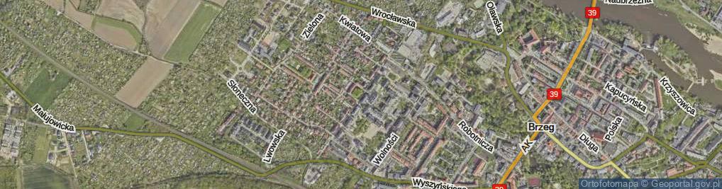 Zdjęcie satelitarne Wileńska ul.