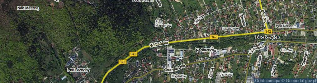 Zdjęcie satelitarne Widokowa ul.