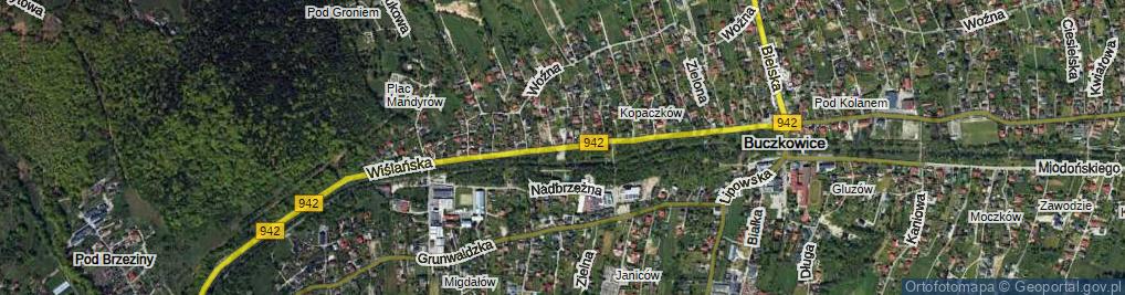 Zdjęcie satelitarne Wiślańska ul.