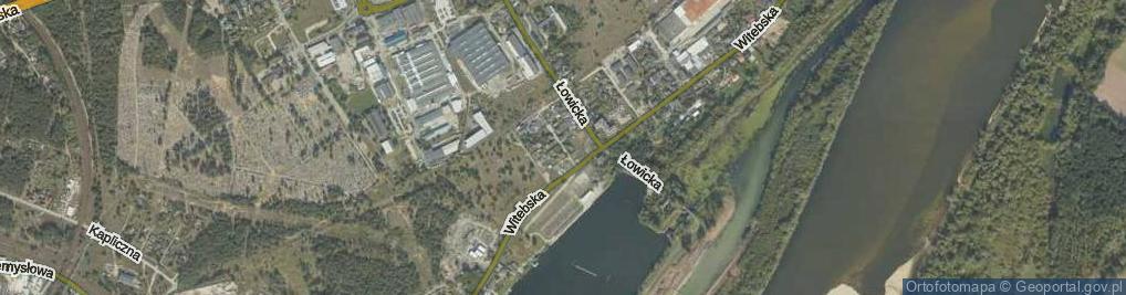 Zdjęcie satelitarne Wioślarska ul.
