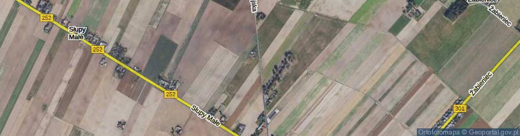 Zdjęcie satelitarne Wiejska ul.