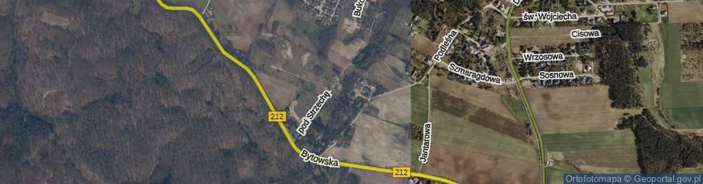 Zdjęcie satelitarne Wichrowe Wzgórze ul.