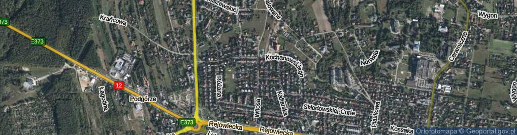 Zdjęcie satelitarne Witosa Wincentego ul.