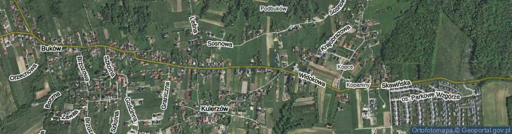 Zdjęcie satelitarne Widokowa ul.