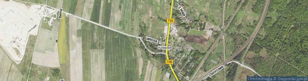 Zdjęcie satelitarne Witosa Wincentego ul.