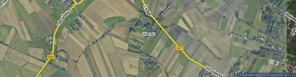Zdjęcie satelitarne Wiatraki ul.