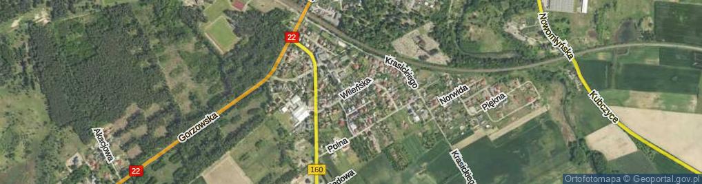 Zdjęcie satelitarne Wileńska ul.