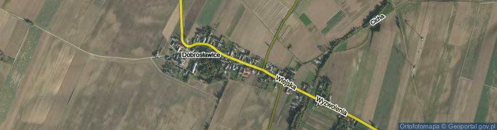 Zdjęcie satelitarne Wiejska ul.