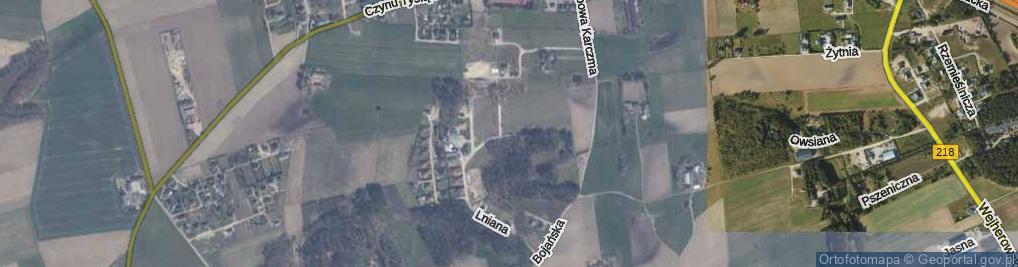 Zdjęcie satelitarne Wiklinowa ul.