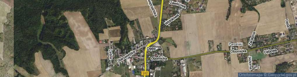 Zdjęcie satelitarne Wichrowe Wzgórze ul.
