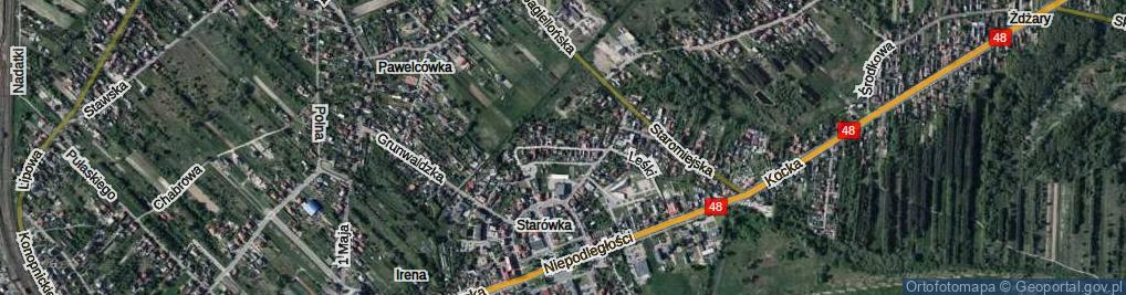 Zdjęcie satelitarne Wiatraczna ul.