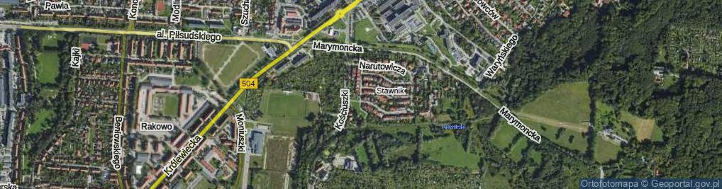 Zdjęcie satelitarne Witosa Wincentego ul.