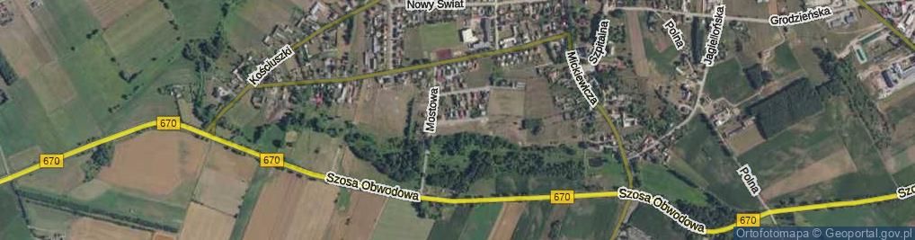 Zdjęcie satelitarne Witosa Wincentego ul.