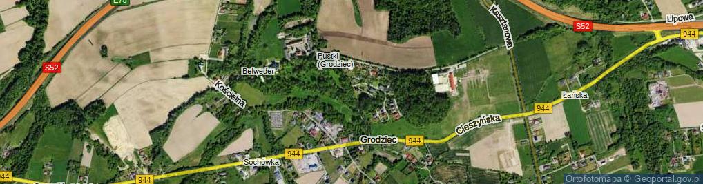 Zdjęcie satelitarne Winnica ul.