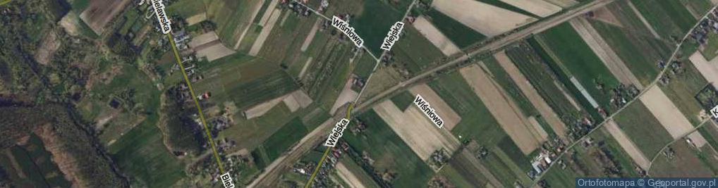 Zdjęcie satelitarne Wiejska ul.