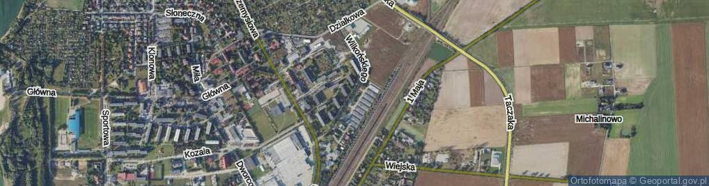 Zdjęcie satelitarne Wilkońskiego Zygmunta ul.