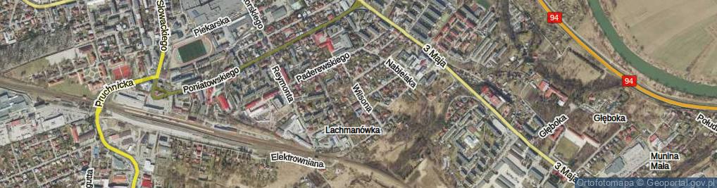 Zdjęcie satelitarne Wilsona Thomasa Woodrowa ul.