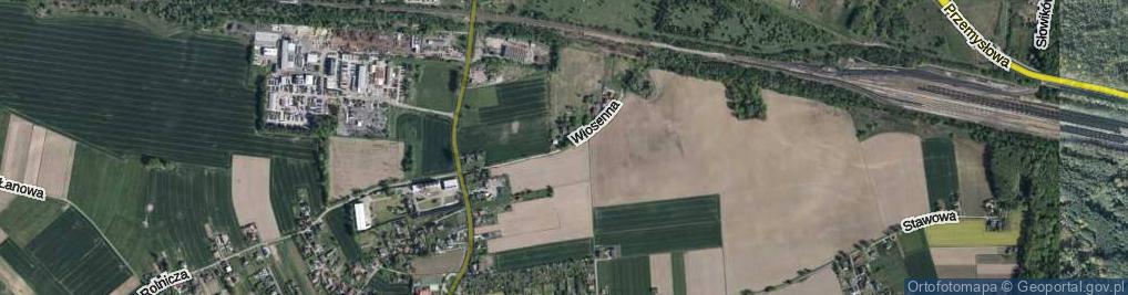 Zdjęcie satelitarne Wiosenna ul.