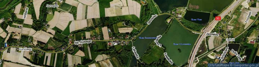 Zdjęcie satelitarne Wiślana ul.