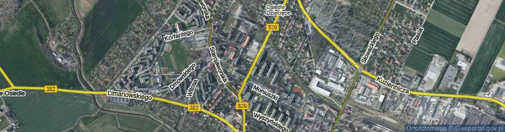 Zdjęcie satelitarne Wieniawskiego Henryka ul.