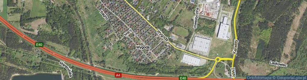 Zdjęcie satelitarne Witkiewicza Stanisława Ignacego ul.