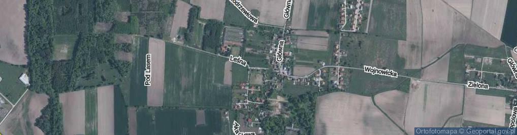 Zdjęcie satelitarne Wiosenna ul.