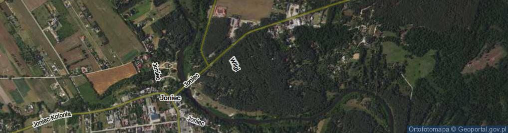 Zdjęcie satelitarne Wielkiej Sosny ul.