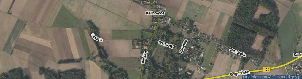 Zdjęcie satelitarne Wiejska ul.
