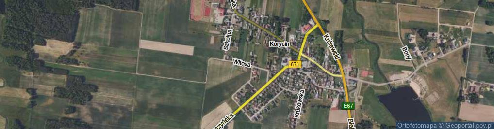 Zdjęcie satelitarne Witosa Wincentego ul.