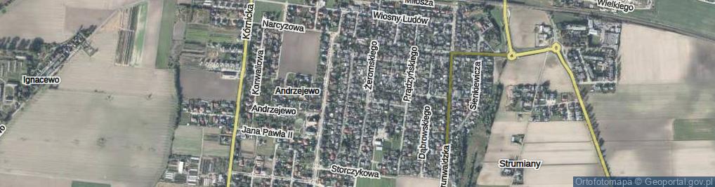 Zdjęcie satelitarne Wilkońskiego Augusta ul.