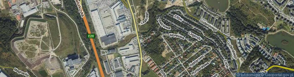 Zdjęcie satelitarne Wierzbowa ul.