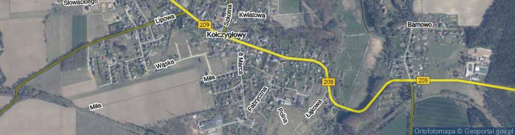 Zdjęcie satelitarne Witosa Wincentego ul.