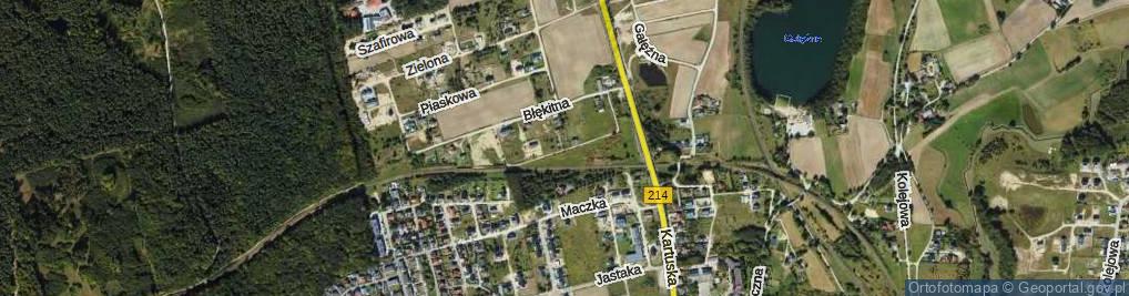 Zdjęcie satelitarne Wiejska ul.