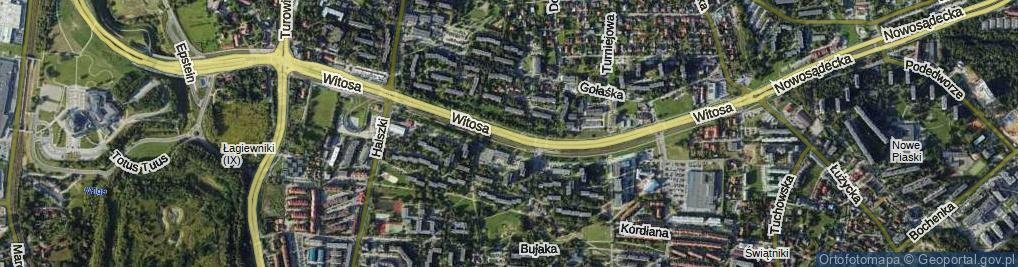 Zdjęcie satelitarne Witosa Wincentego ul.