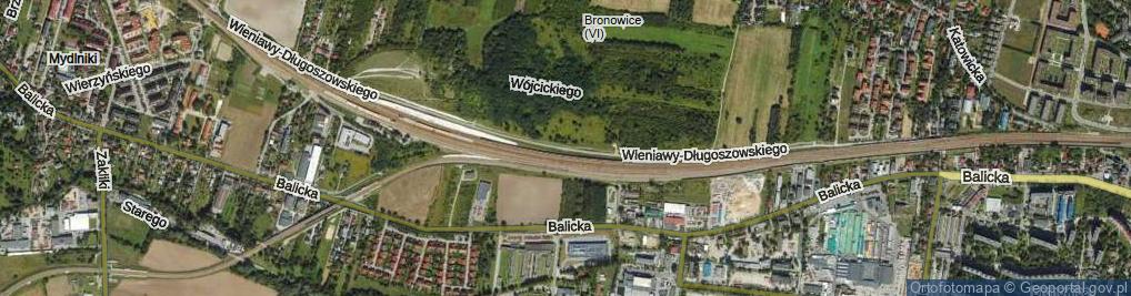 Zdjęcie satelitarne Wieniawy-Długoszowskiego Bolesława, gen. ul.