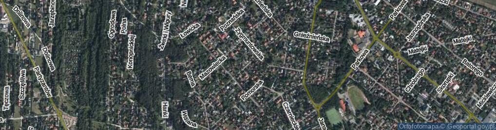 Zdjęcie satelitarne Wileńska ul.