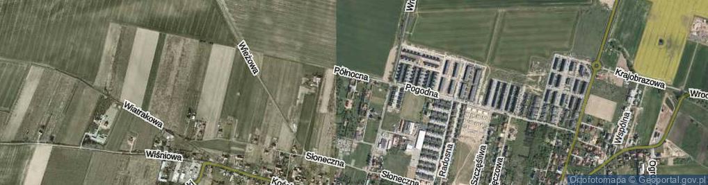 Zdjęcie satelitarne Wietrzna ul.